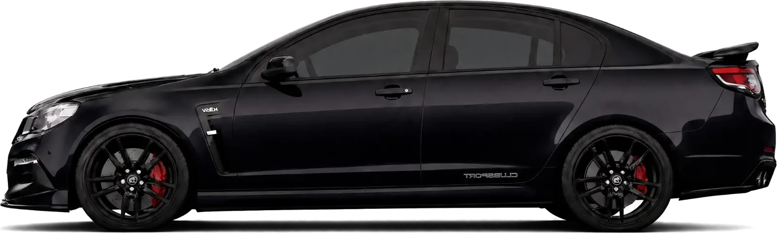Black HSV ClubSport sedan protected by IGLA